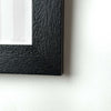 Textured Pitch Black Photo Frame (A5)