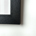 Textured Pitch Black Photo Frame (A5)