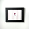 Textured Pitch Black Photo Frame (A5)