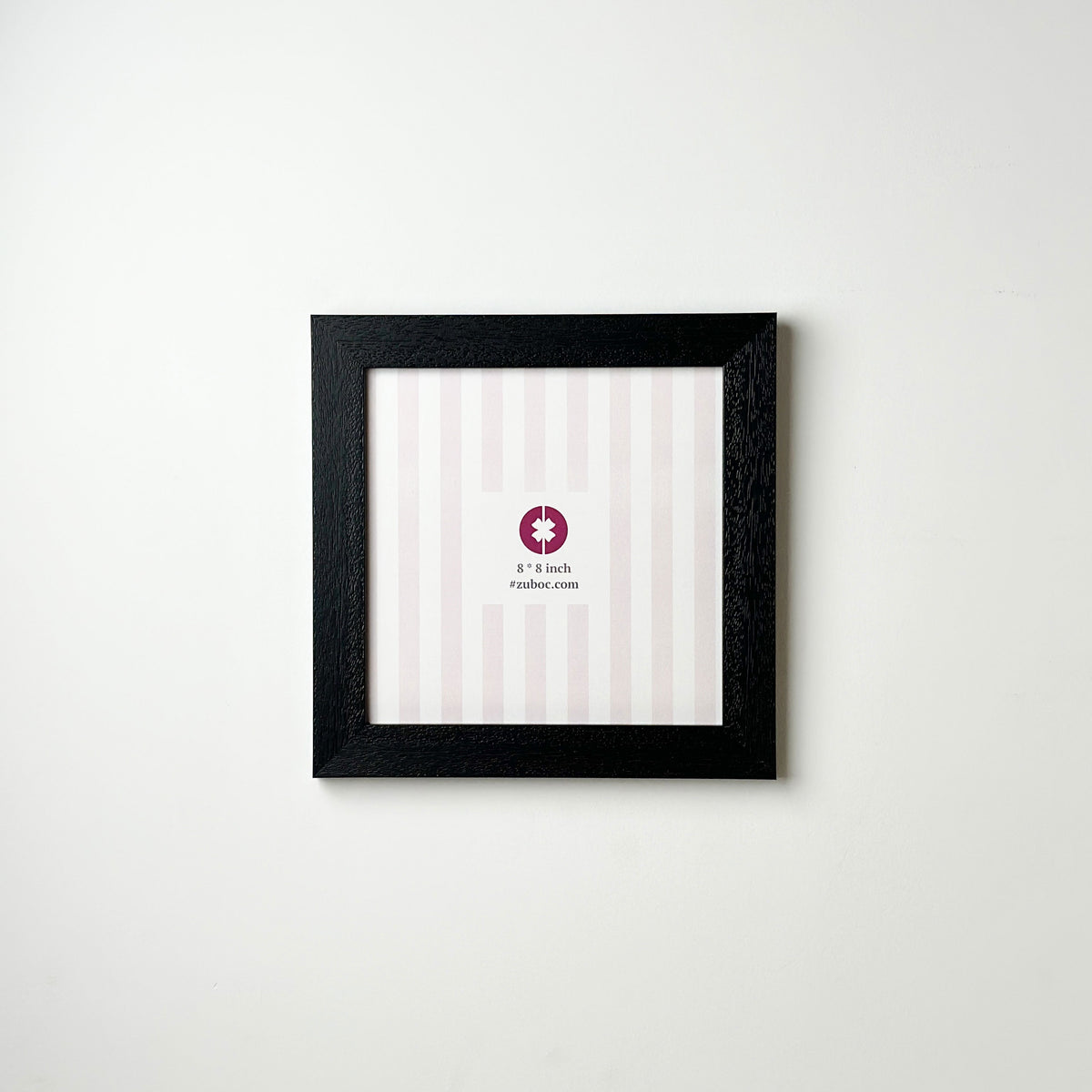 Textured Pitch Black Photo Frame (1”, 8x8”)