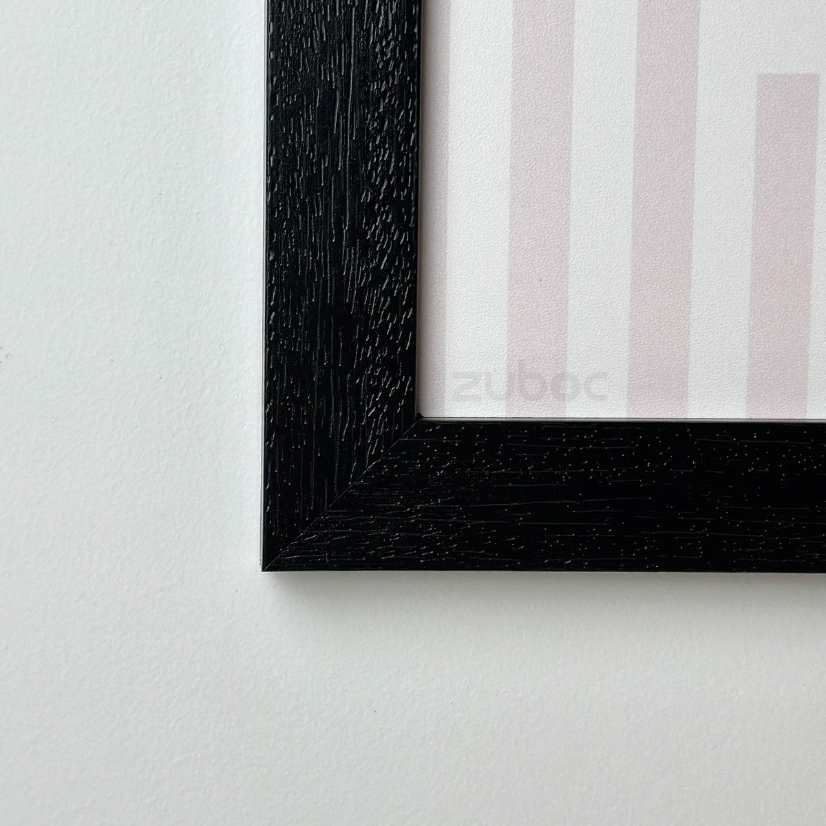 Textured Pitch Black Photo Frame (1”, 8x8”)