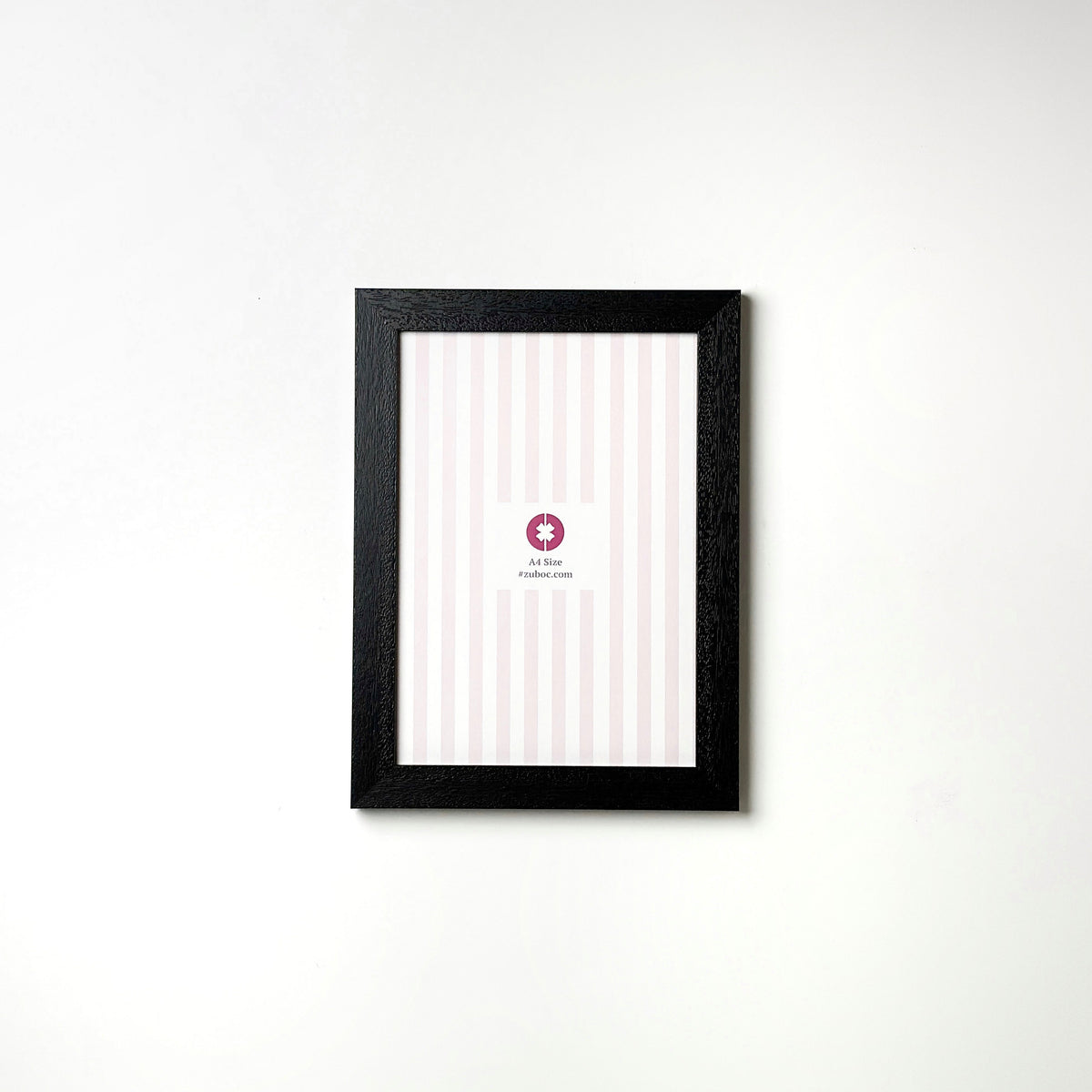 Textured Pitch Black Photo Frame (1”, A4)