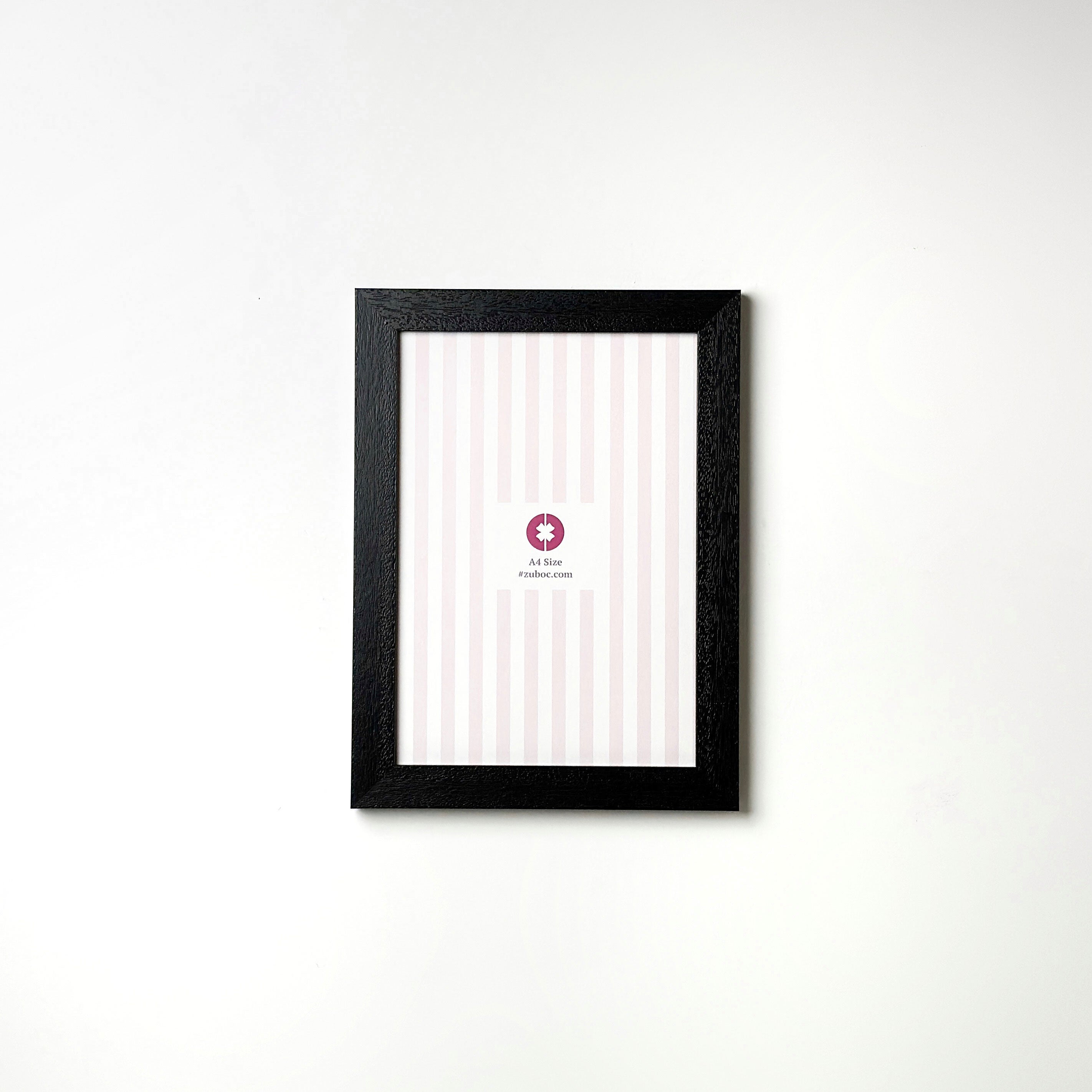 1” Textured Pitch Black Photo Frame (A4)