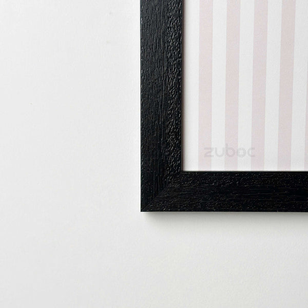 Textured Pitch Black Photo Frame (1”, A4)