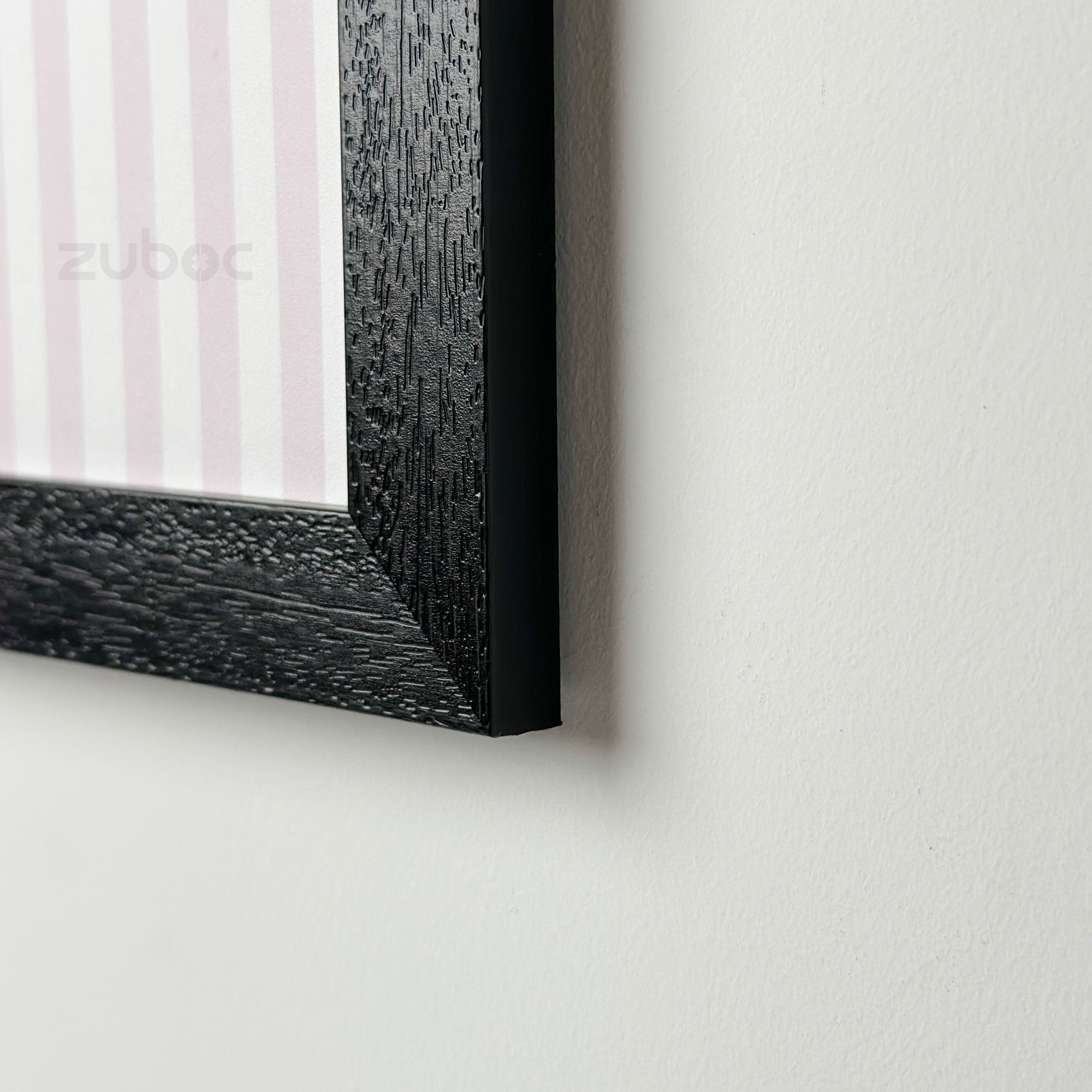 1” Textured Pitch Black Photo Frame (A4)