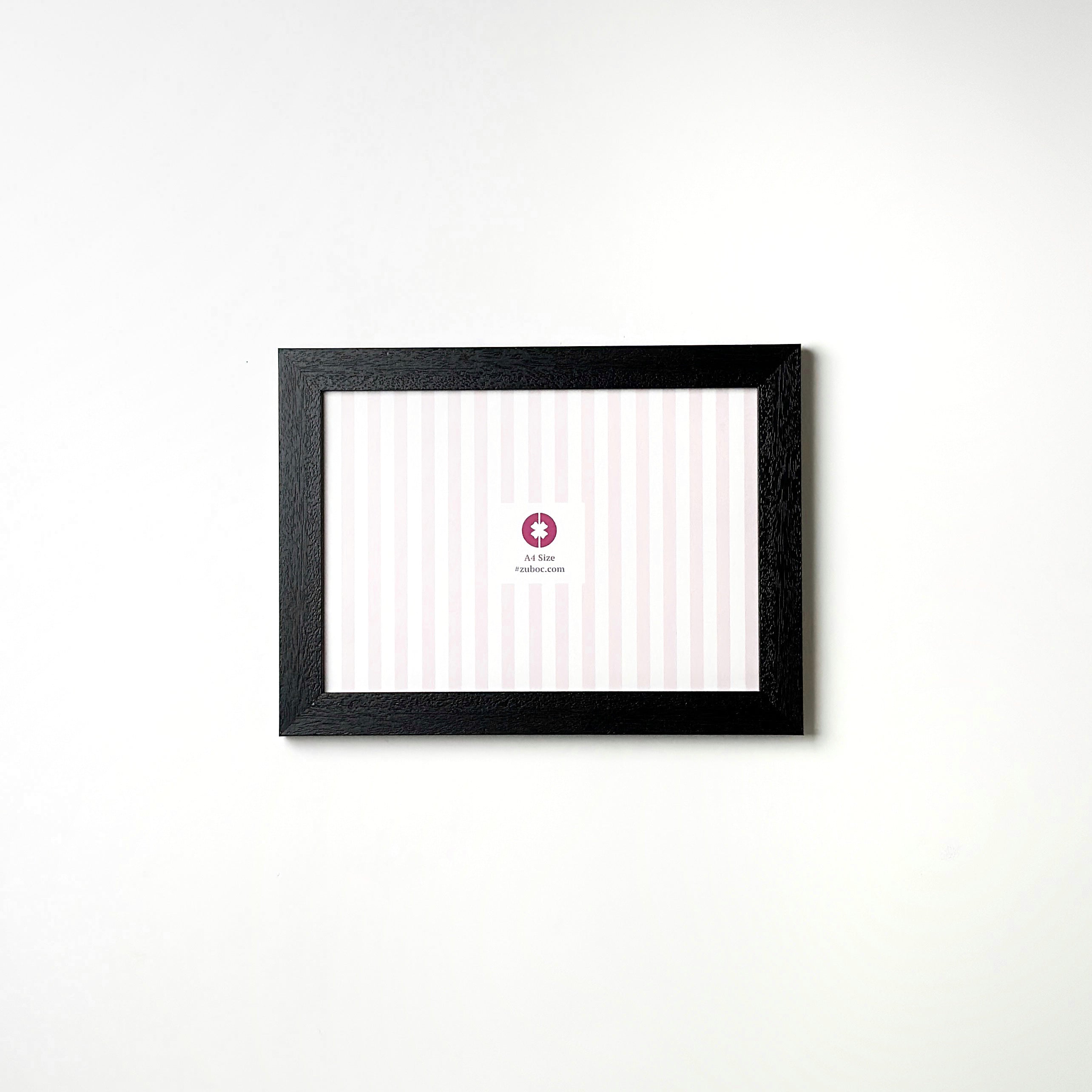 1” Textured Pitch Black Photo Frame (A4)