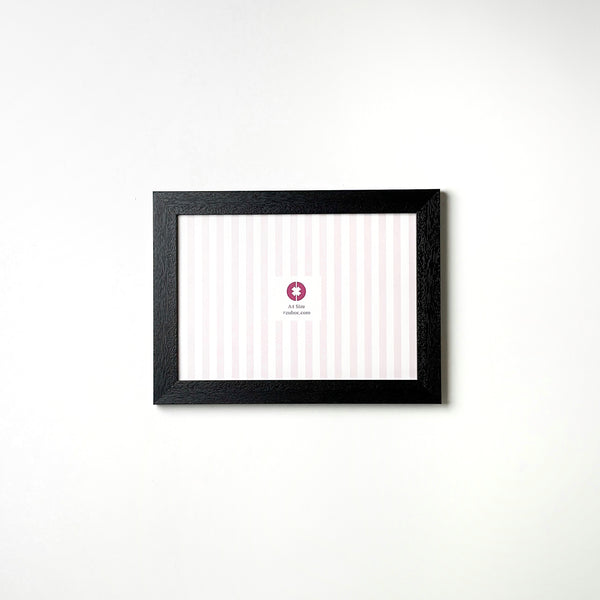 Textured Pitch Black Photo Frame (1”, A4)