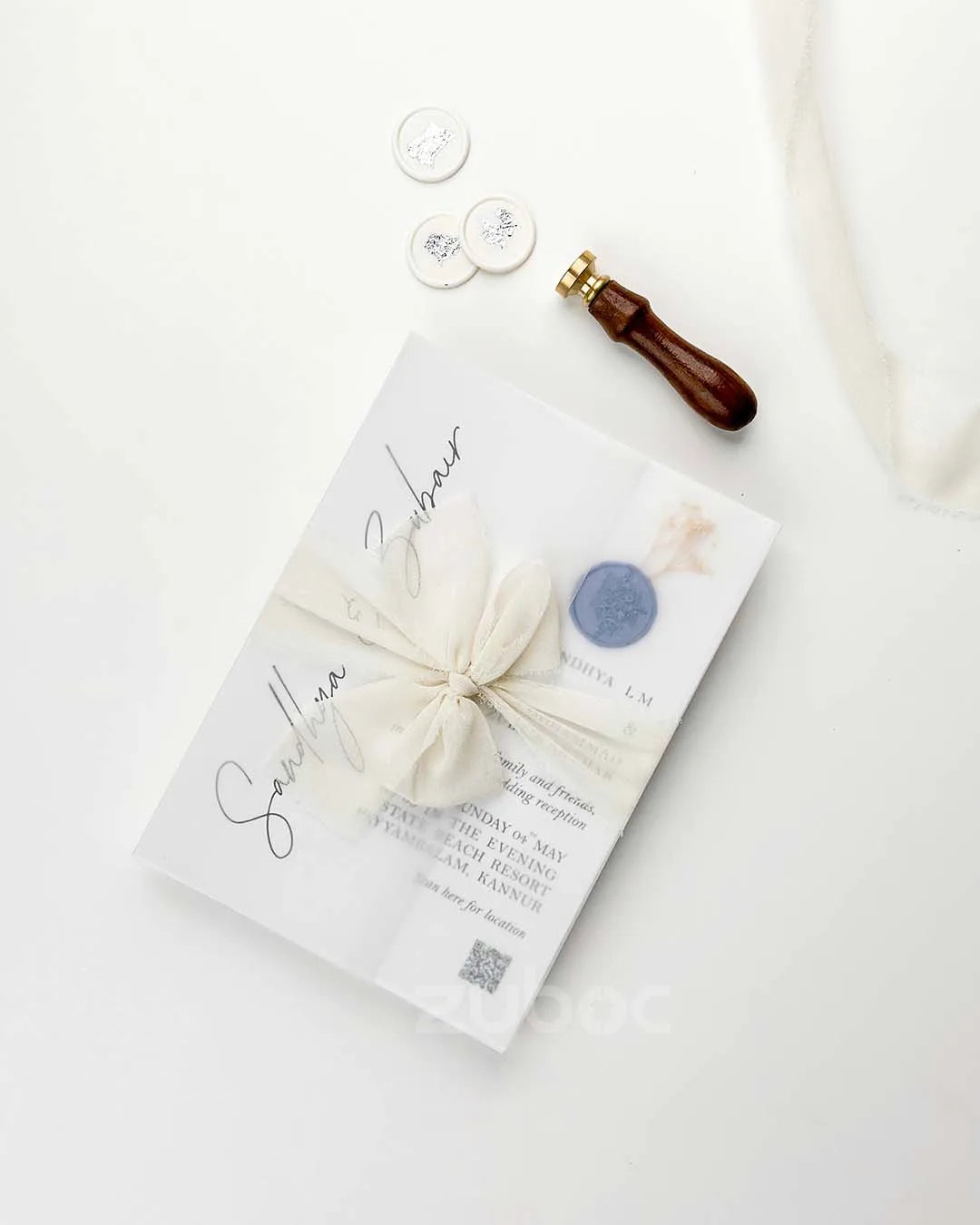 Customized The Moonlight Wedding Invitation Suite (Set of 50)
