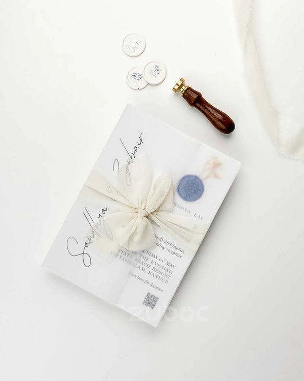 Customized The Moonlight Wedding Invitation Suite (Set of 50)
