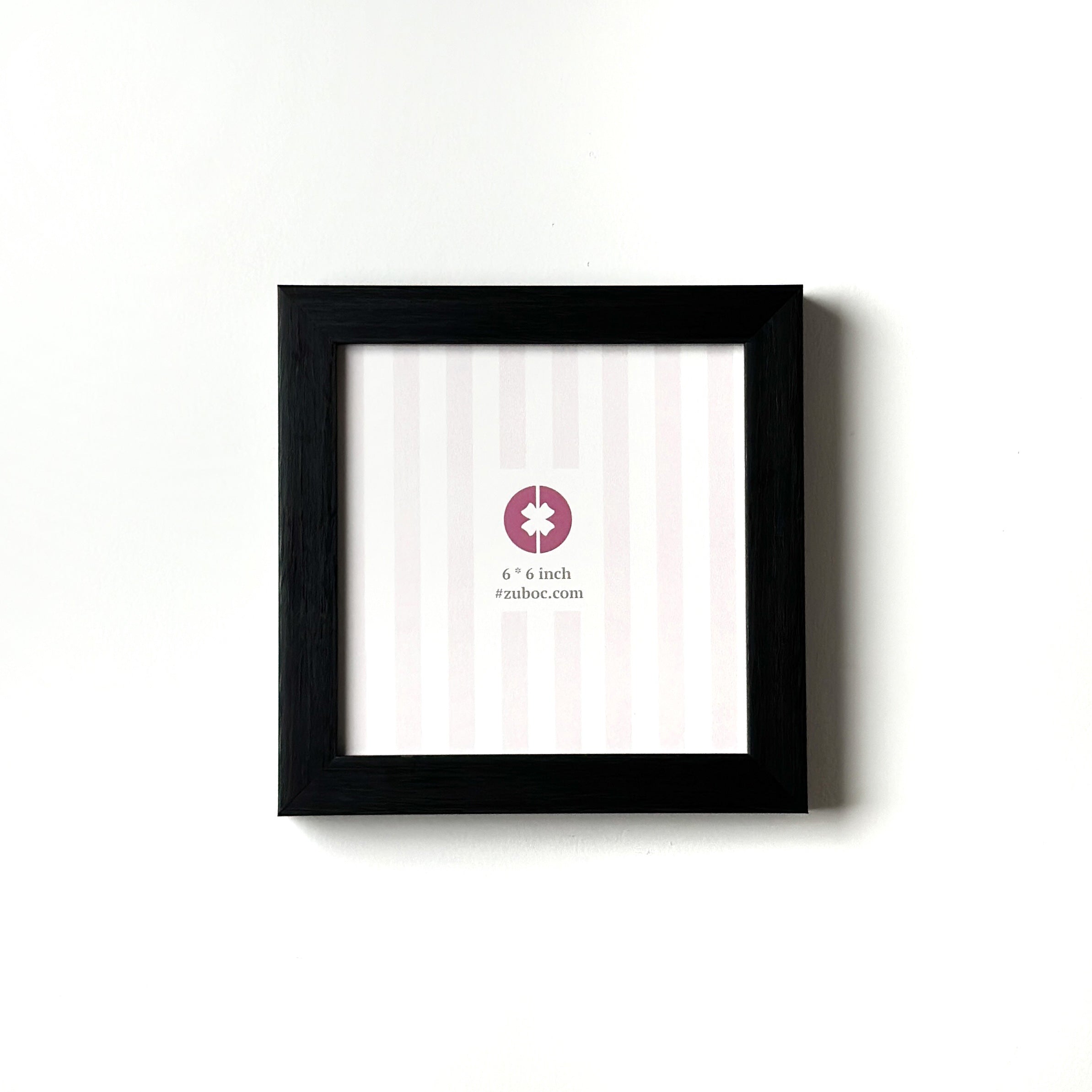 Thick Black Photo Frame (6x6”)