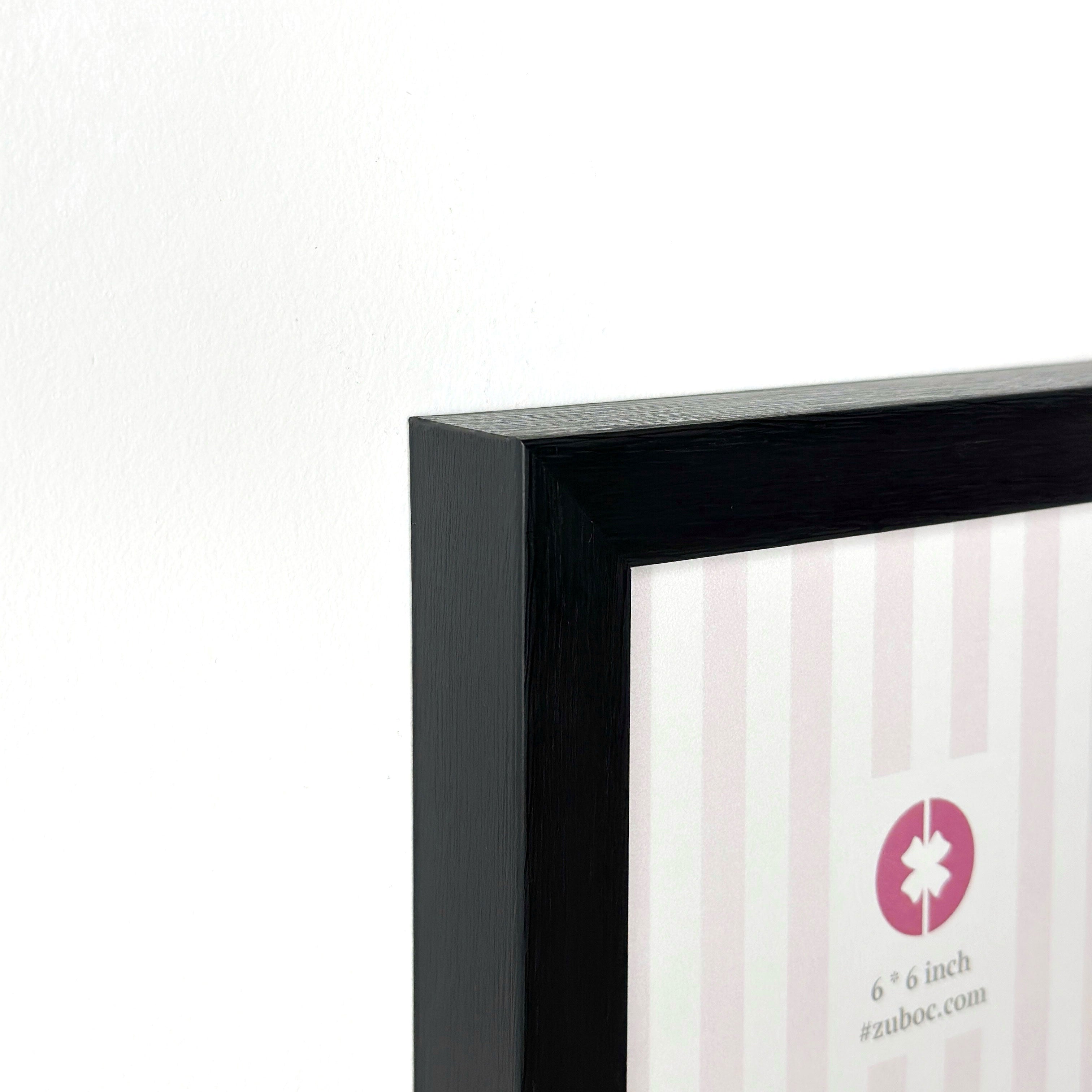 Thick Black Photo Frame (6x6”)
