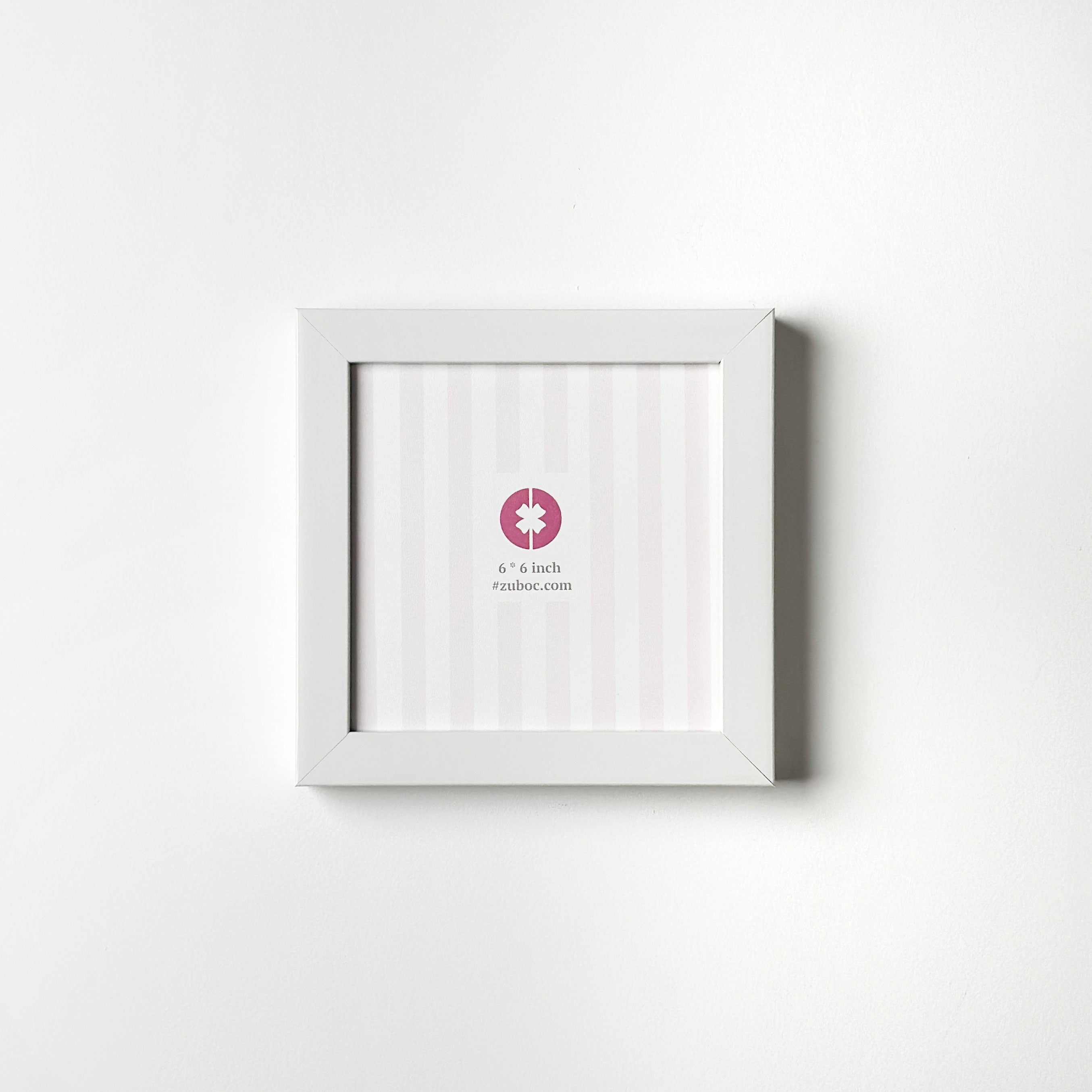 Thick White Photo Frame (6x6”)