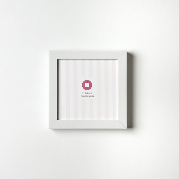 Thick White Photo Frame (6x6”)