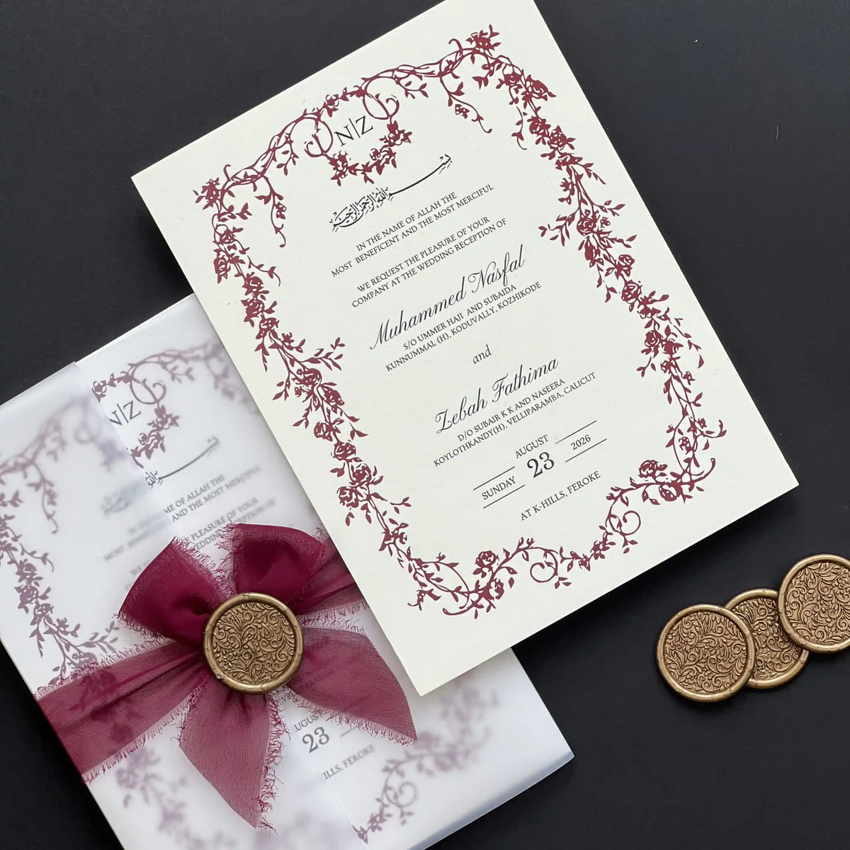 Timeless Wedding Invitation Suite