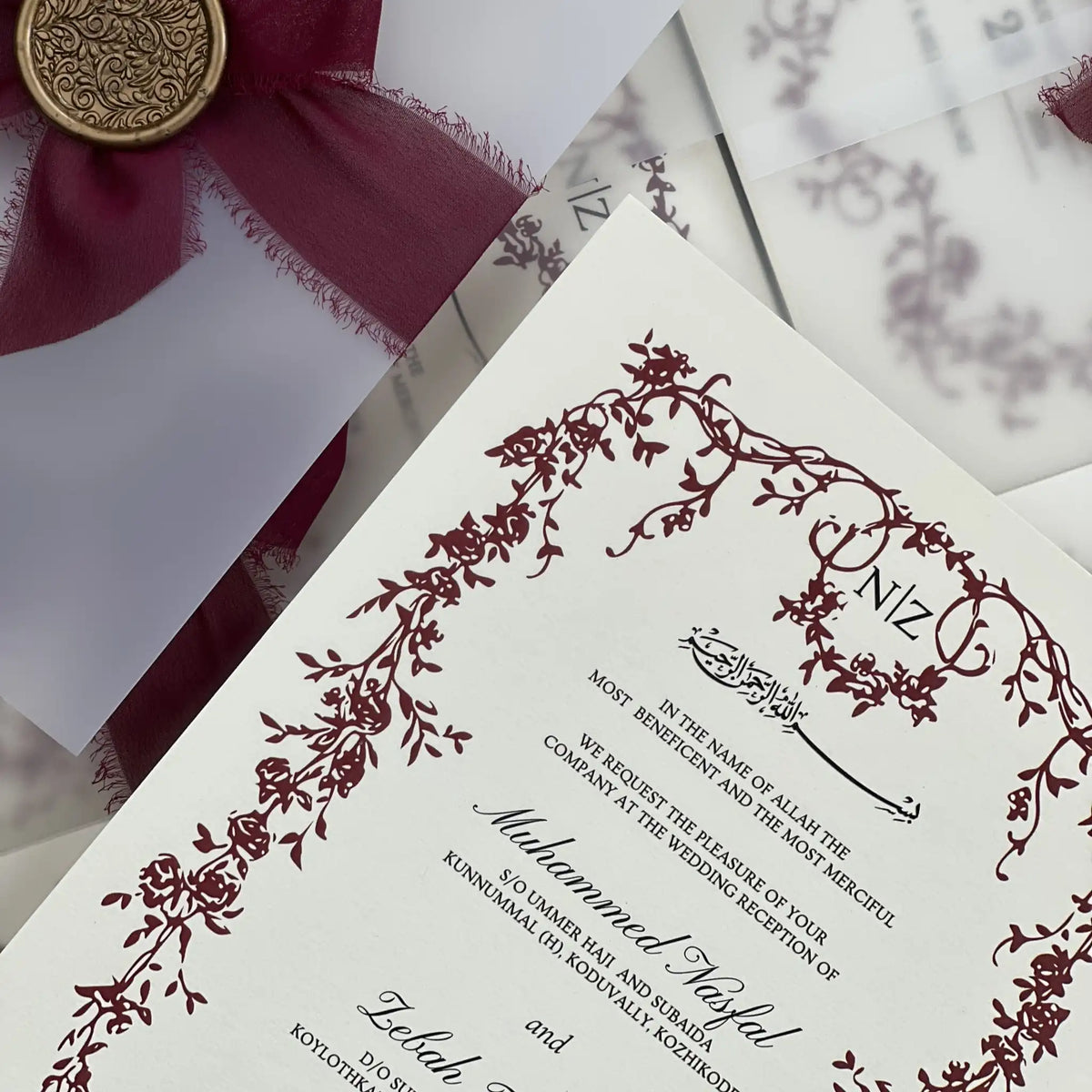 Timeless Wedding Invitation Suite
