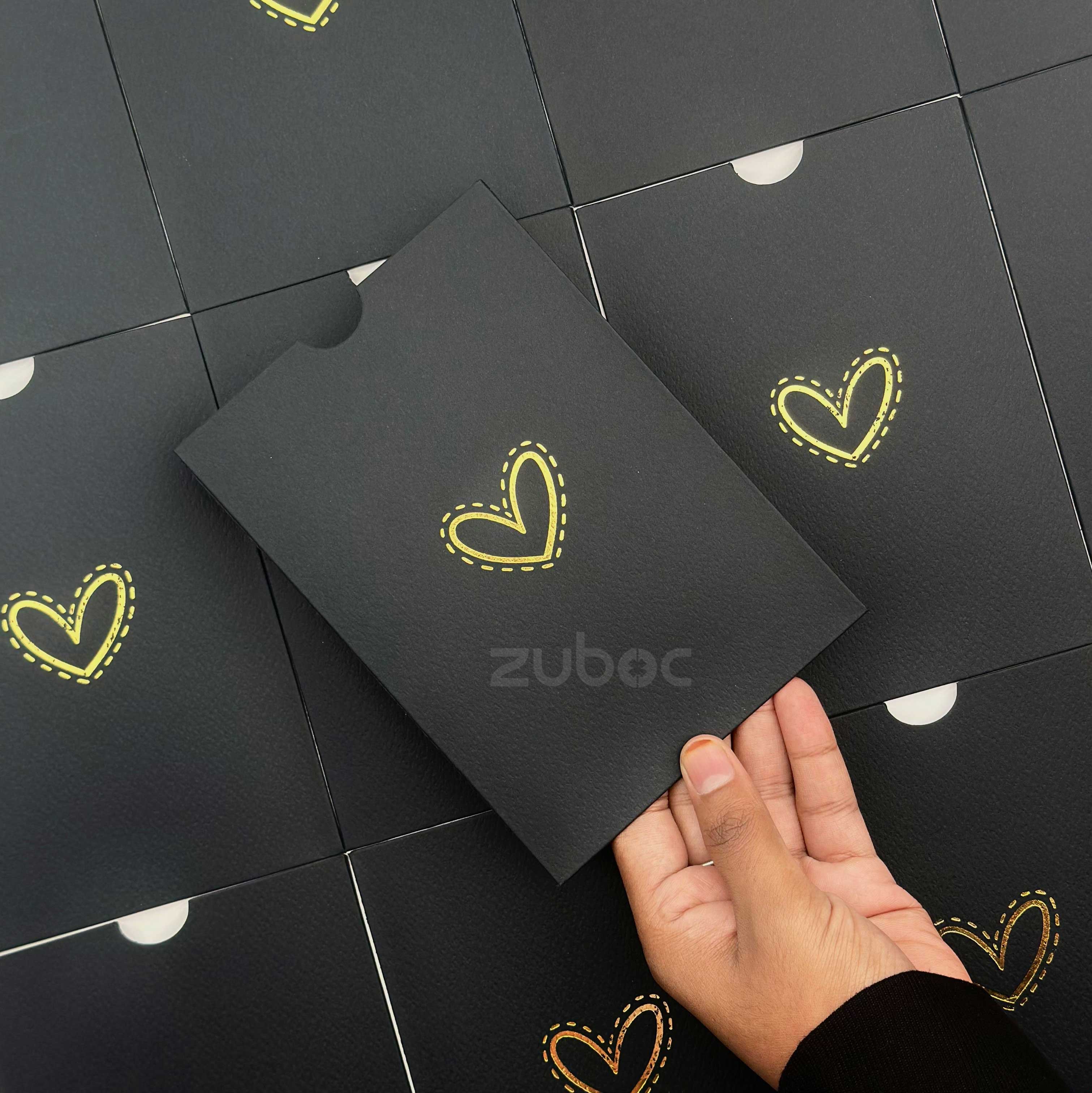 Top Tag Envelope With Foil -C6 (set of 5)