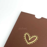 Top Tag Envelope With Foil - C6 (set of 5)