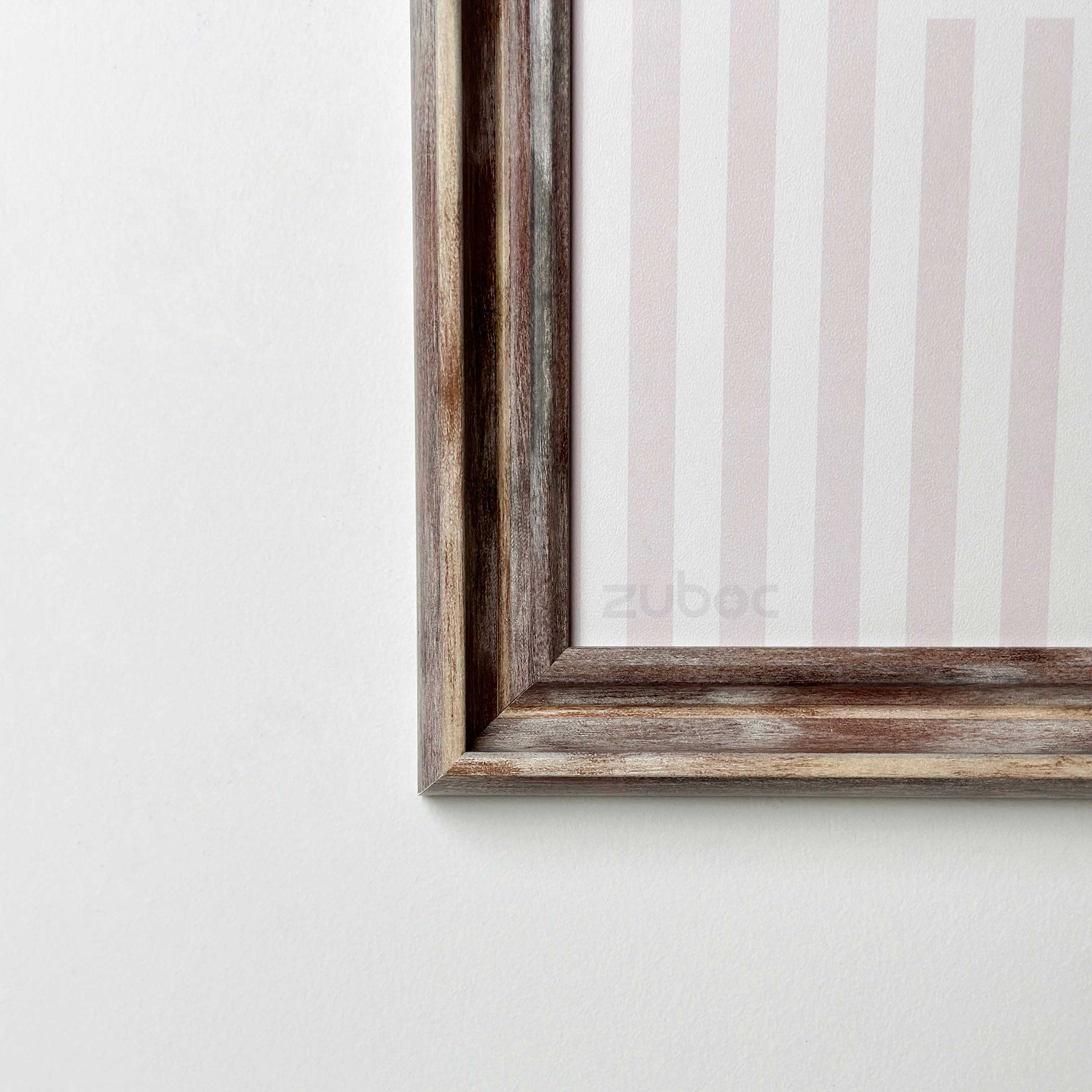 1" Vintage Wood Photo Frame (A4)
