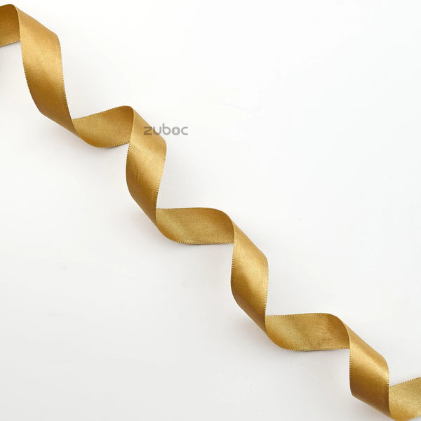 Satin Ribbon Shiny Gold-25mm (18mtr)