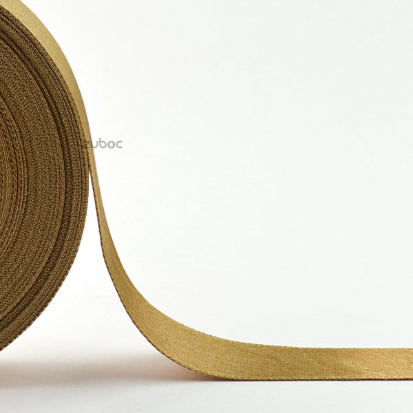 Satin Ribbon Shiny Gold-25mm (18mtr)