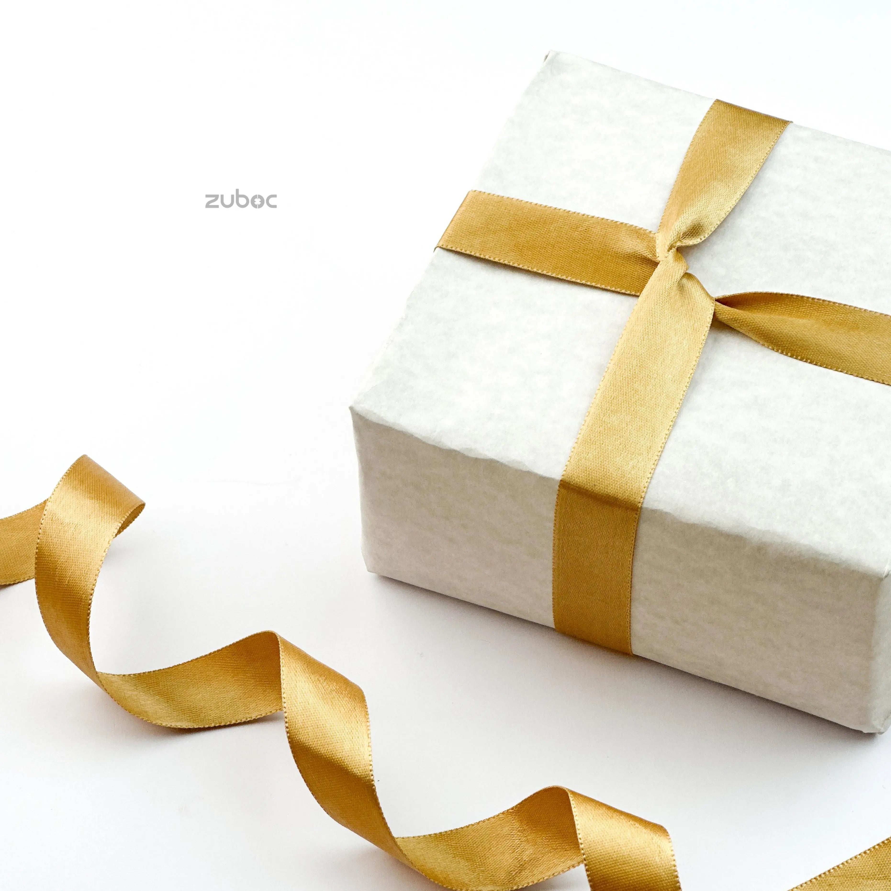 Satin Ribbon Shiny Gold-25mm (18mtr)