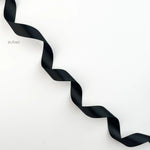 Satin Ribbon Matte Black-25mm (18mtr)