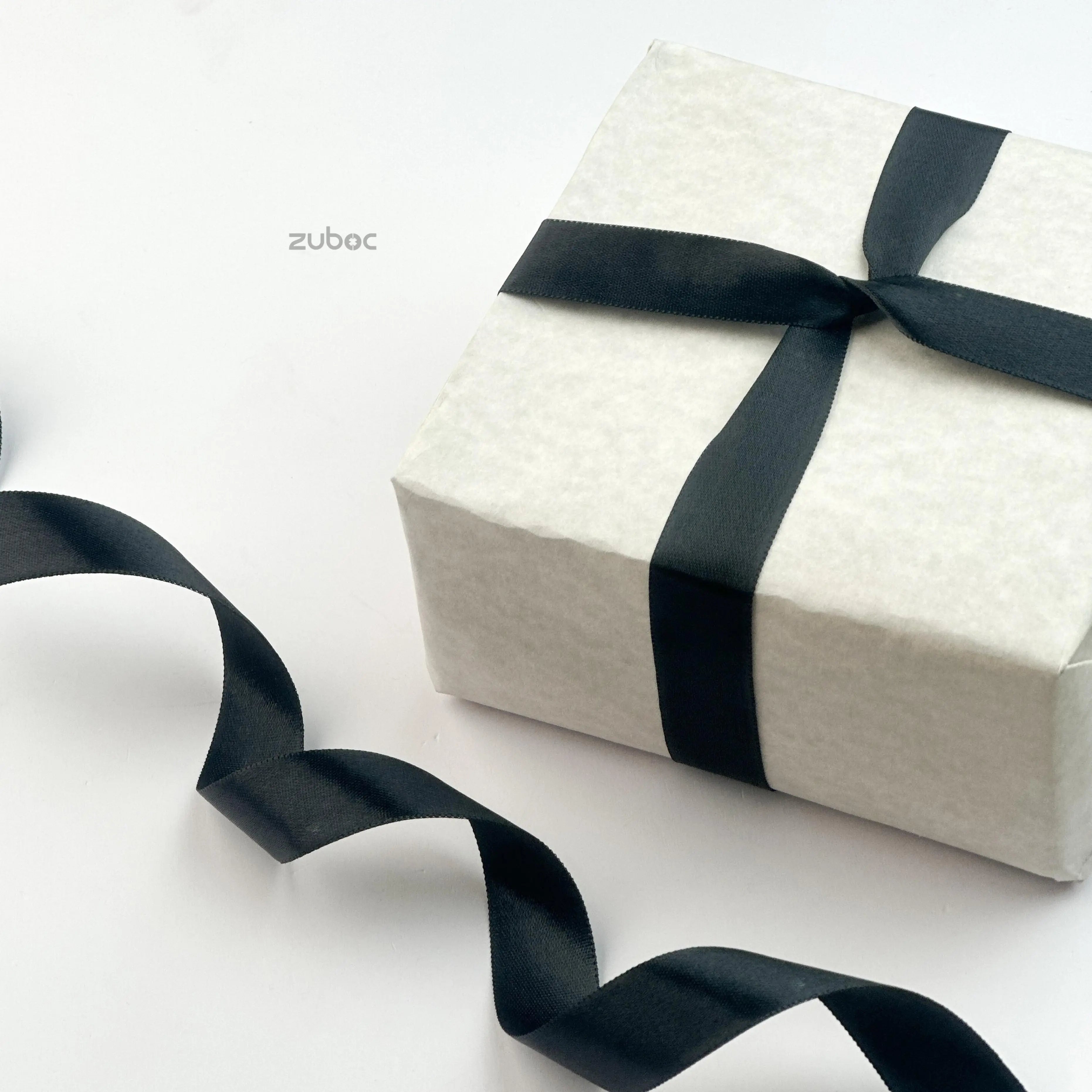 Satin Ribbon Matte Black-25mm (18mtr)