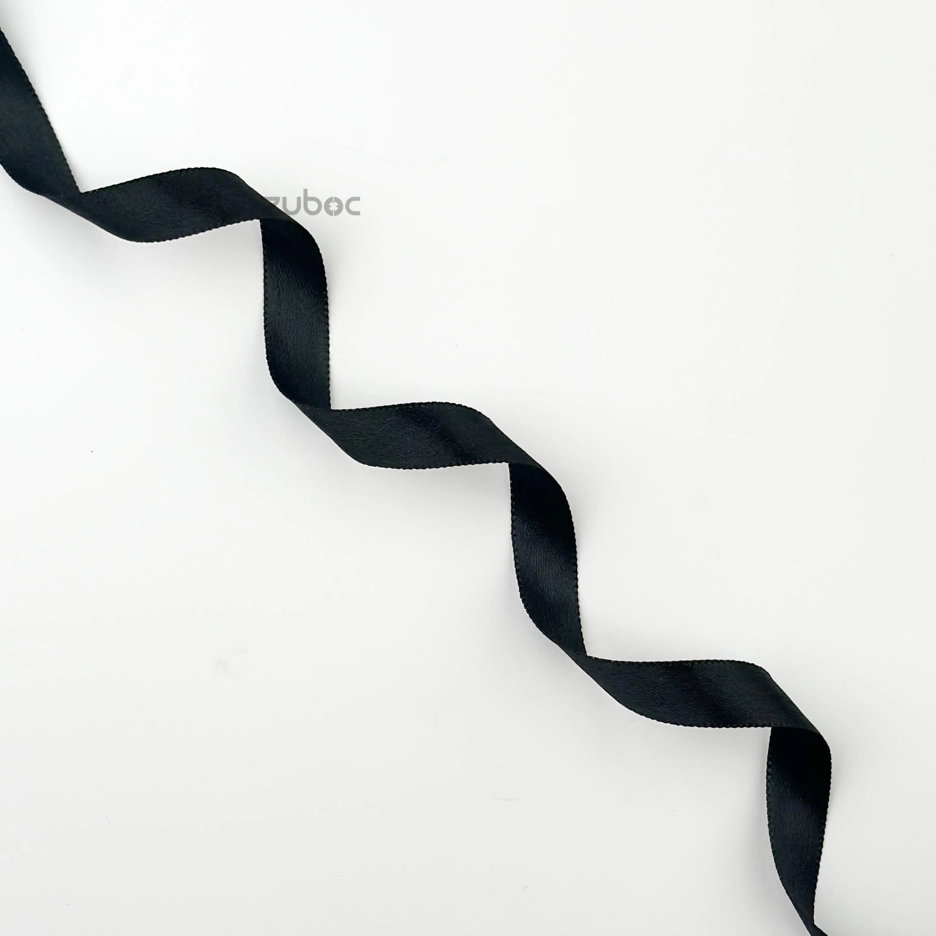 Satin Ribbon Velvet Black - 15 mm (18mtr)