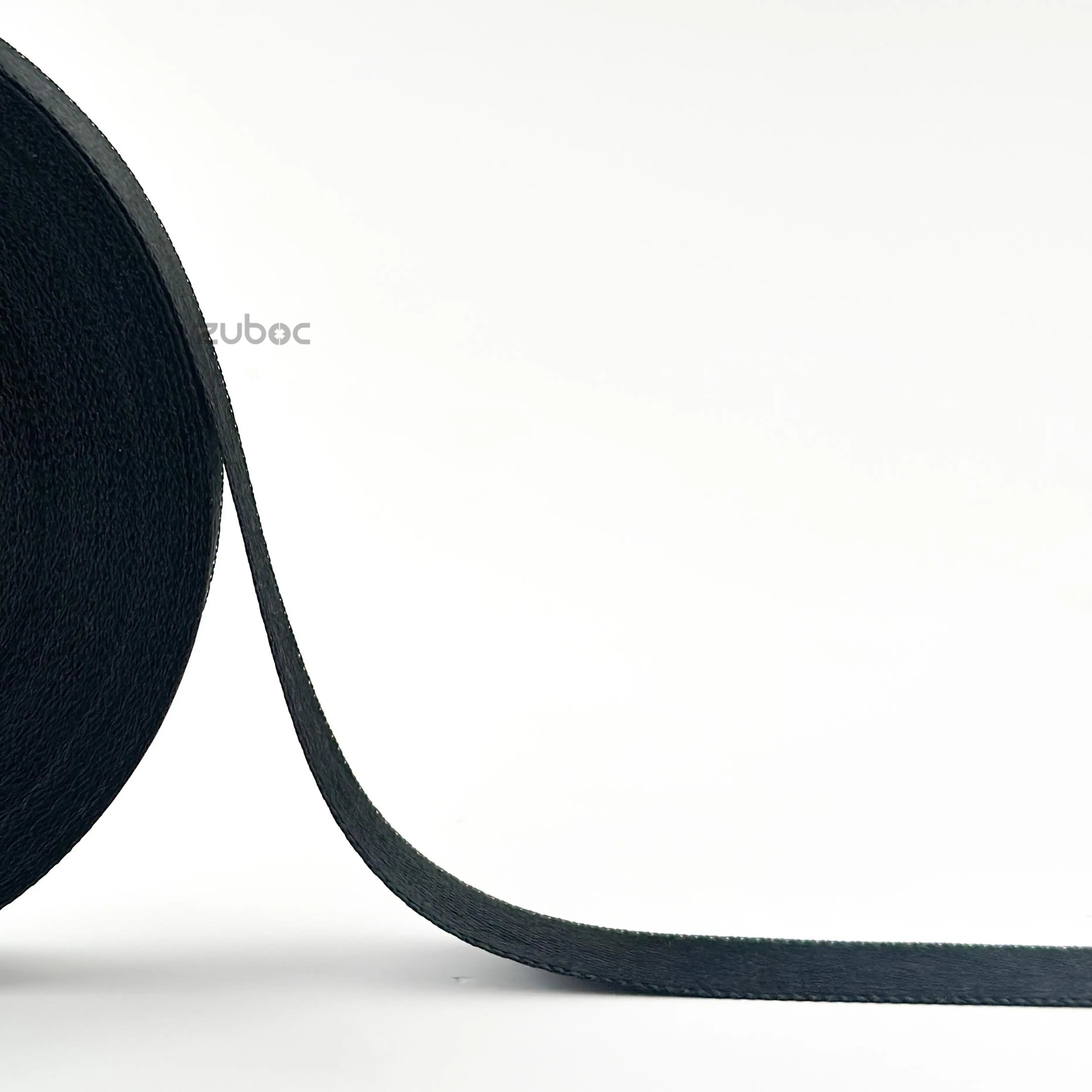 Satin Ribbon Velvet Black - 15 mm (18mtr)