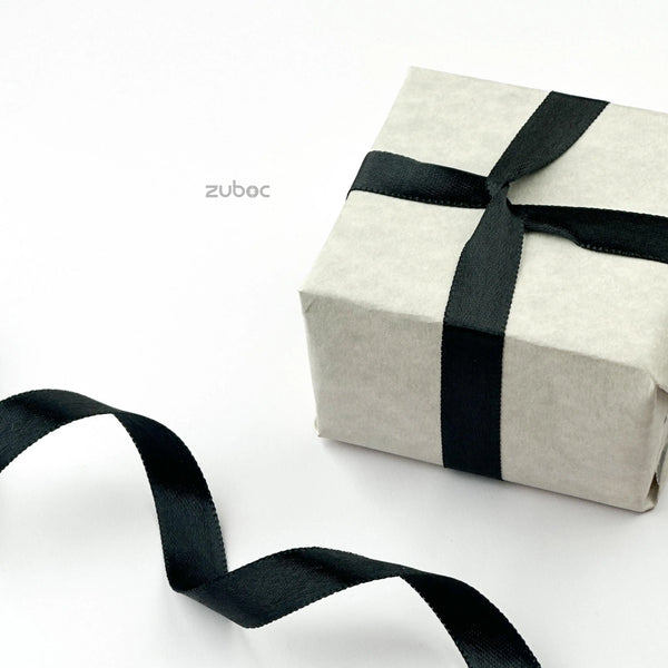 Satin Ribbon Velvet Black - 15 mm (18mtr)