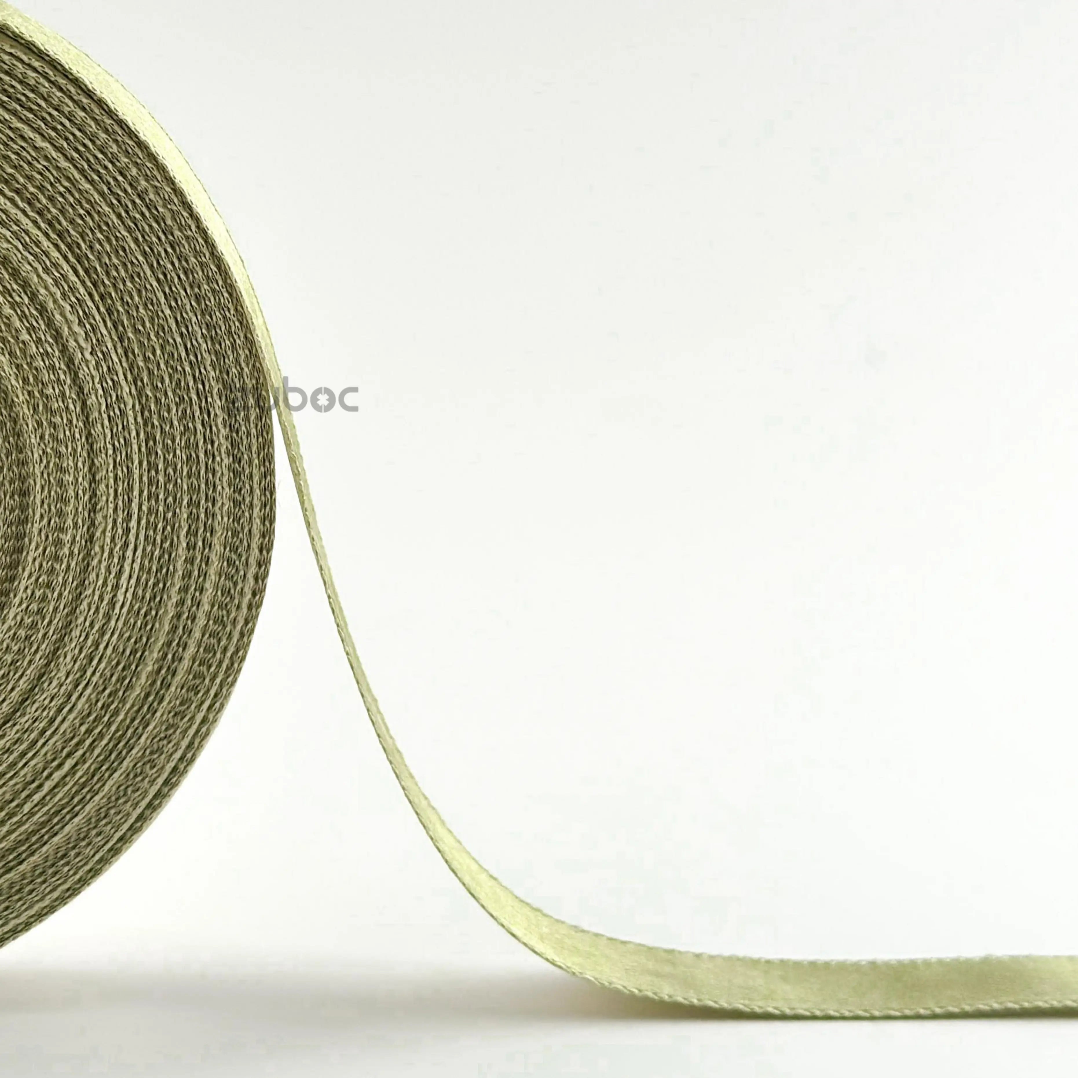 Satin Ribbon Olive Green-15 mm (18mtr)