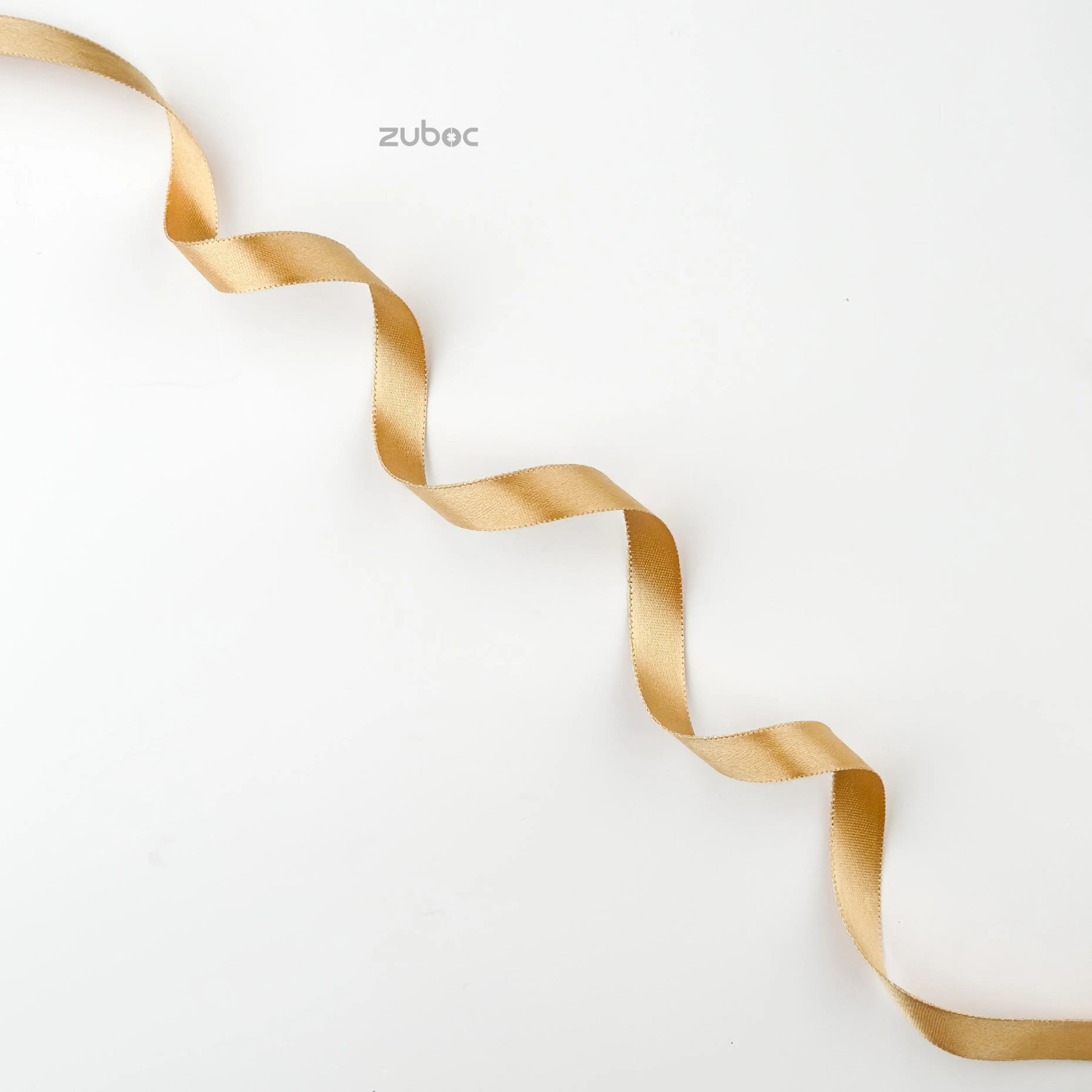 Satin Ribbon Light Gold - 15 mm (18mtr)