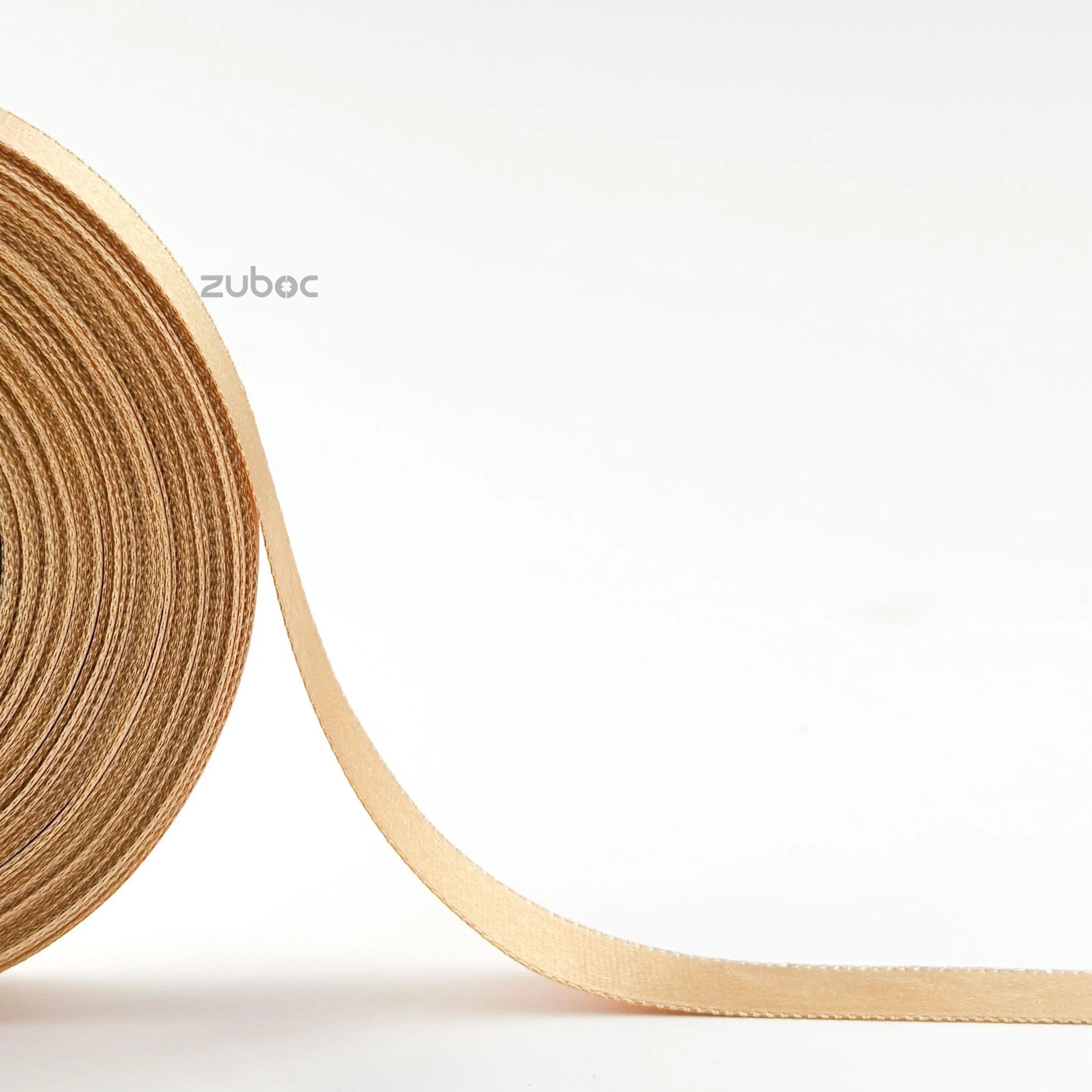 Satin Ribbon Light Gold - 15 mm (18mtr)