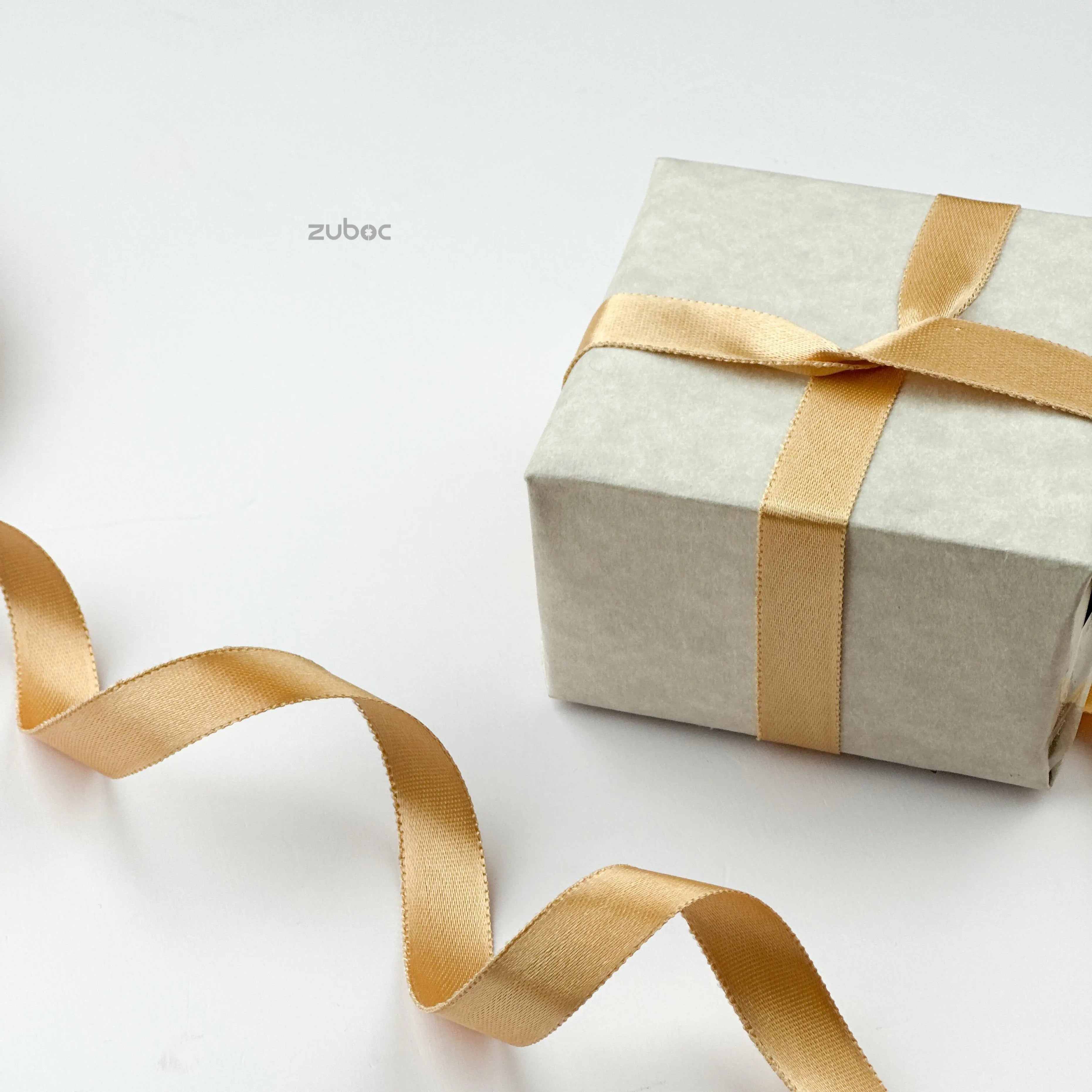 Satin Ribbon Champagne Gold (18mtr)