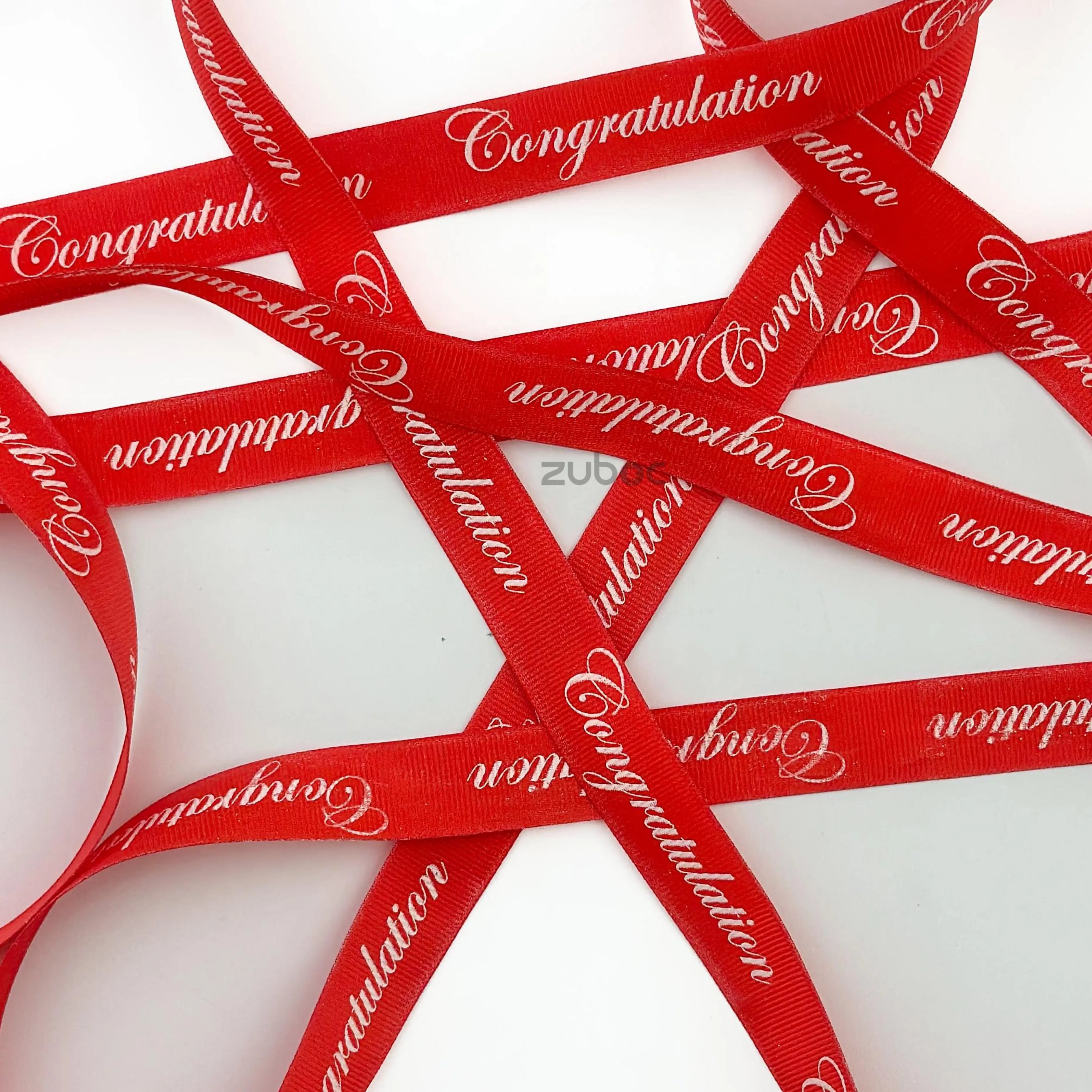 Congratulations Pattern Ribbon (45mtr)