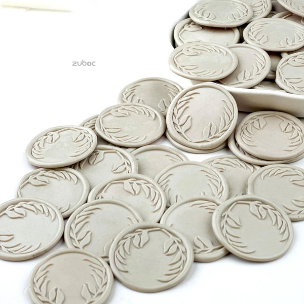 Leaf Branch Wax Seal for Invitations (Set of 5)