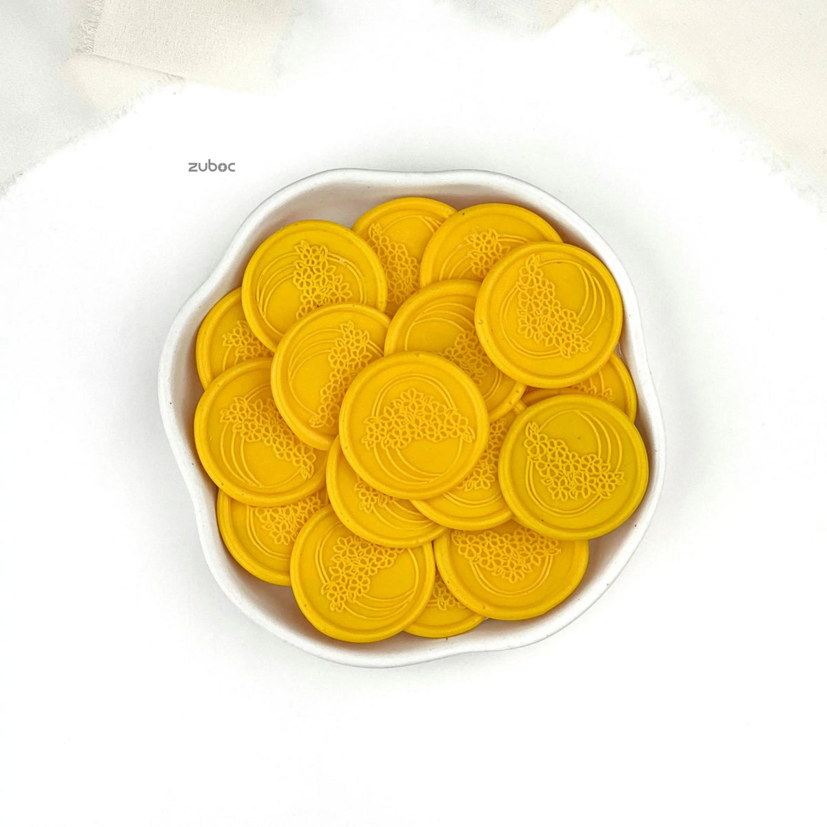 Flower Basket Wax Seal for Invitations (Set of 5)