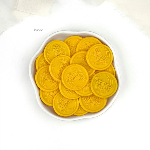 Flower Basket Wax Seal for Invitations (Set of 5)