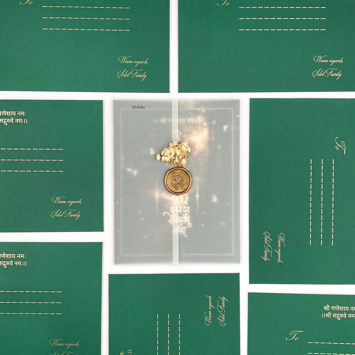 Wedding Rituals Invitation Cards (Set of 50)