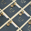 Wedding Invitation Suite – Gold Foil & Butter Film Elegance