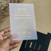 Wedding Invitation Suite – Gold Foil & Butter Film Elegance