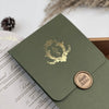 Wedding Invitation Suite – Gold Foil & Custom Wax Seal