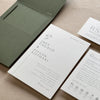 Wedding Invitation Suite – Sage Botanical Elegance