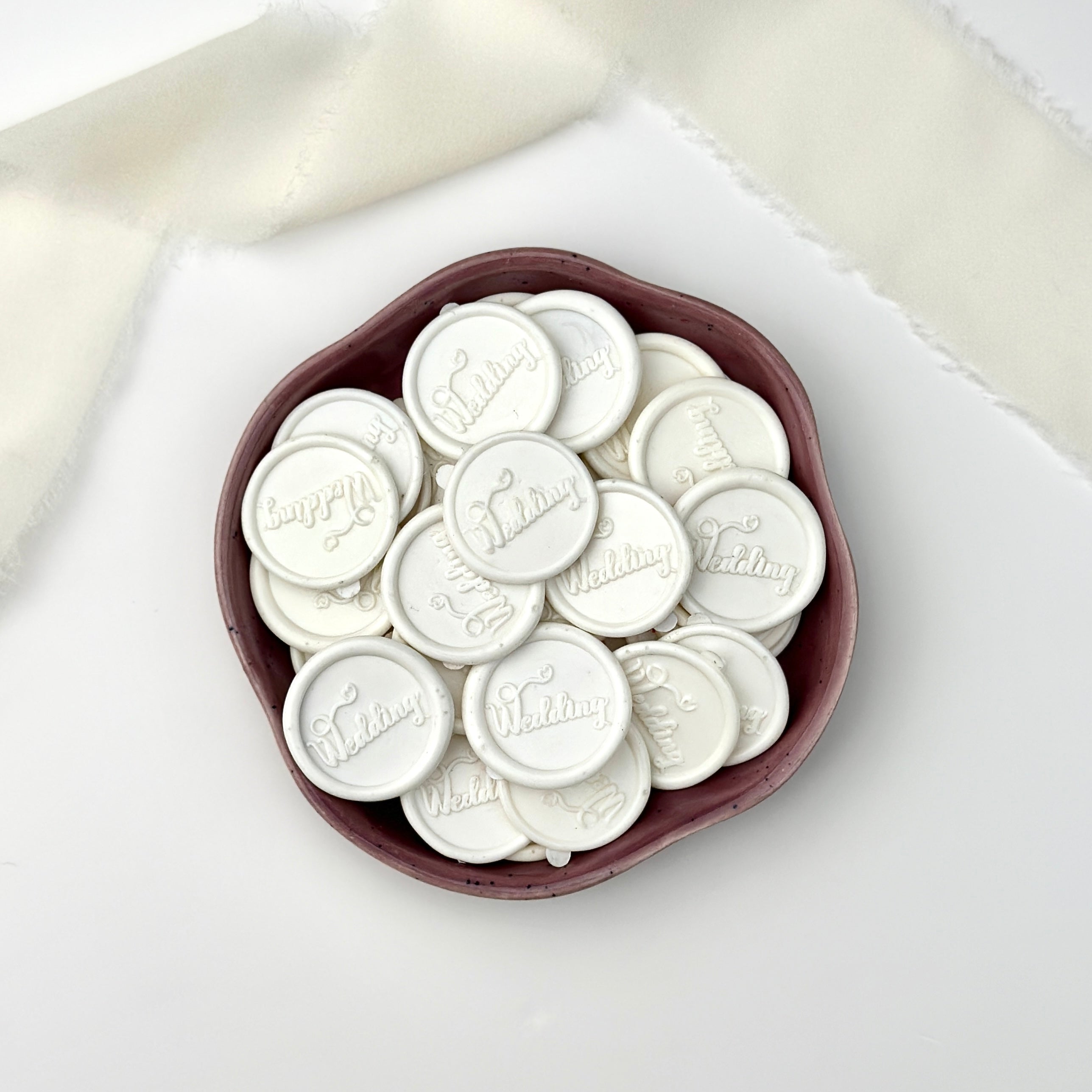Wedding Wax Seal - Snow White ( Set Of 5 )