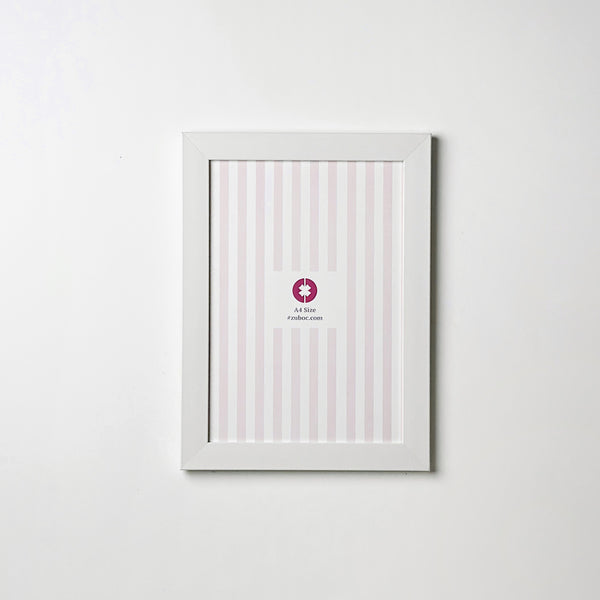 White Photo Frame (1”, A4)