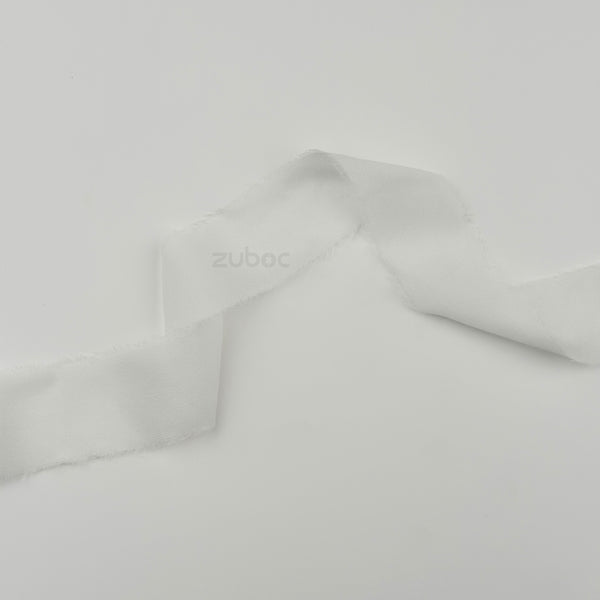 Georgette White Ribbon (5mtr)