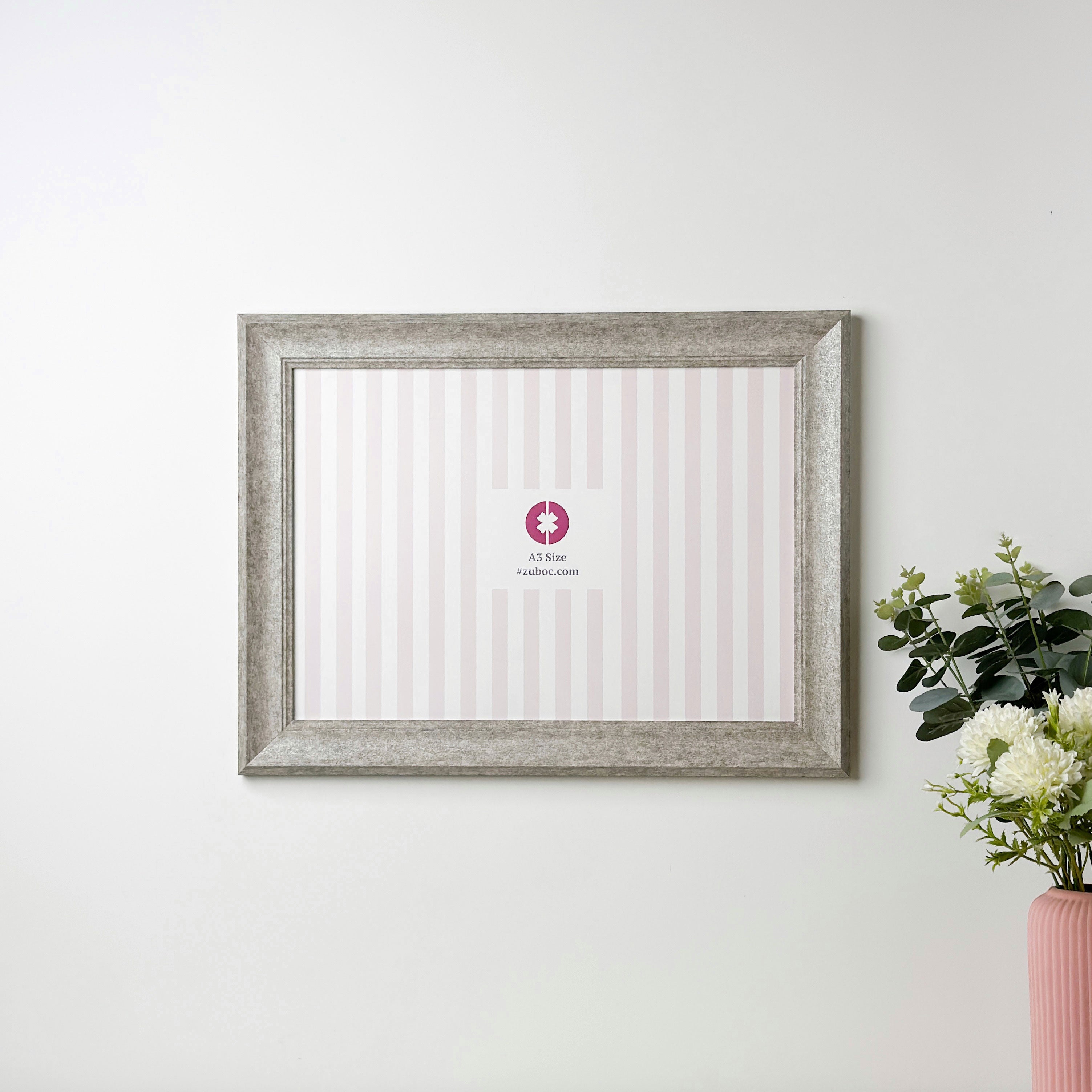 White Vintage Photo Frame (A3)