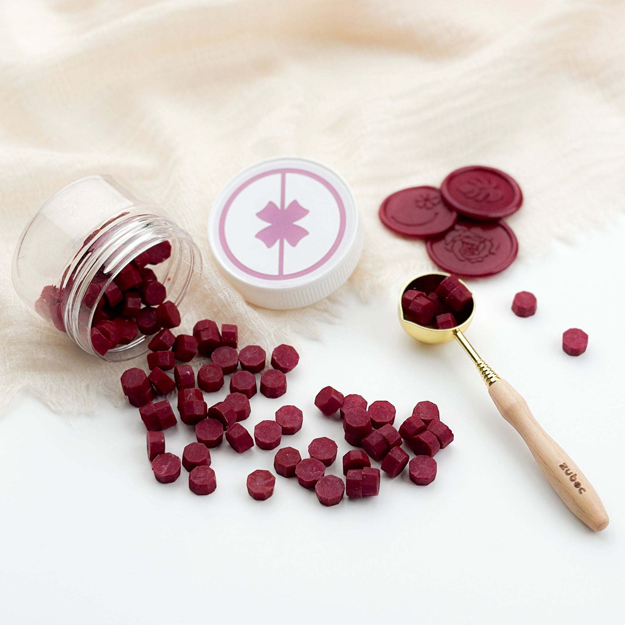Wine Red Wax Beads - 30 Grams