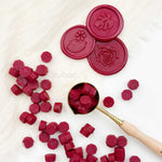 Wine Red Sealing Wax Beads 30g