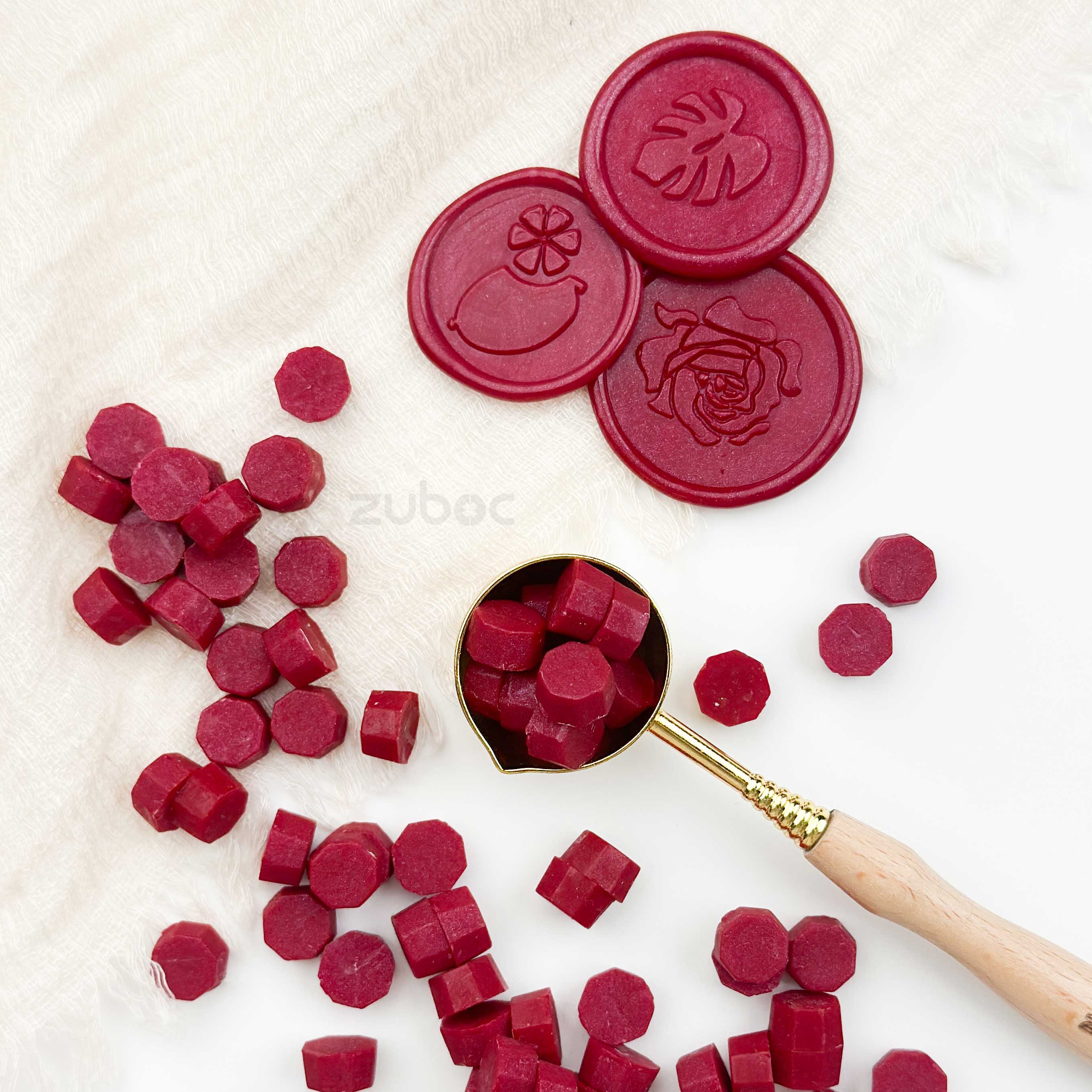 Wine Red Wax Beads - 30 Grams